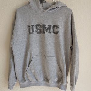 USMC Grey Hoodie